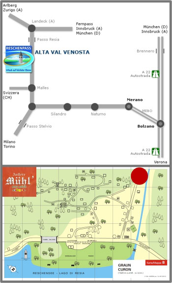 anreise ferienwohnungen vinschgau graun reschenpass